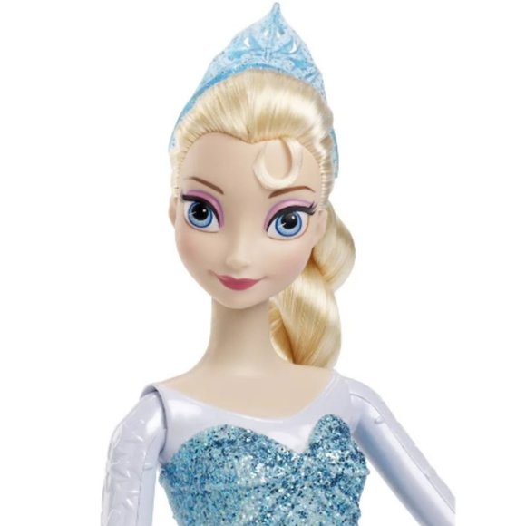 NEW 2014 Mattel Disney Frozen Ice Power Elsa Doll-Light Up Snowflake - Picture 7 of 13